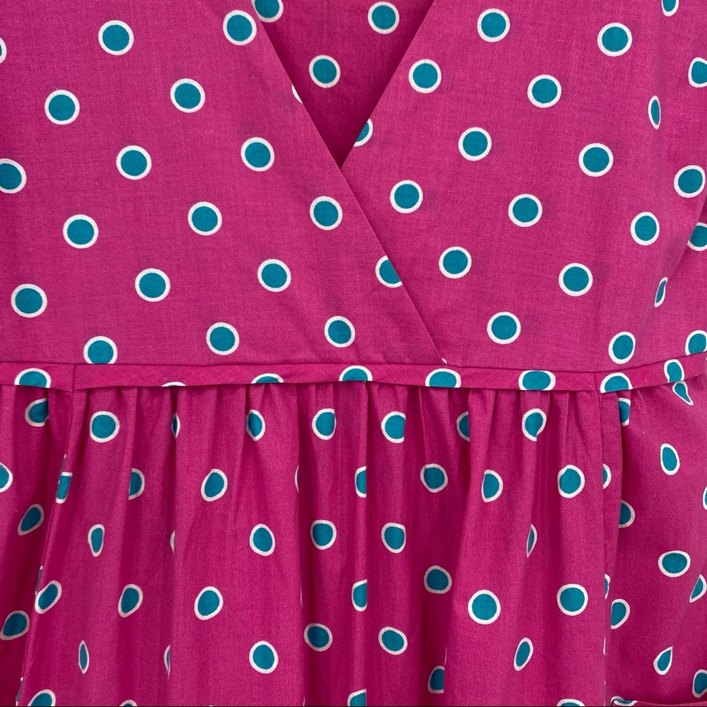 Vintage retro house dress polka dots Gilligan O’Malley - Picture 3 of 14
